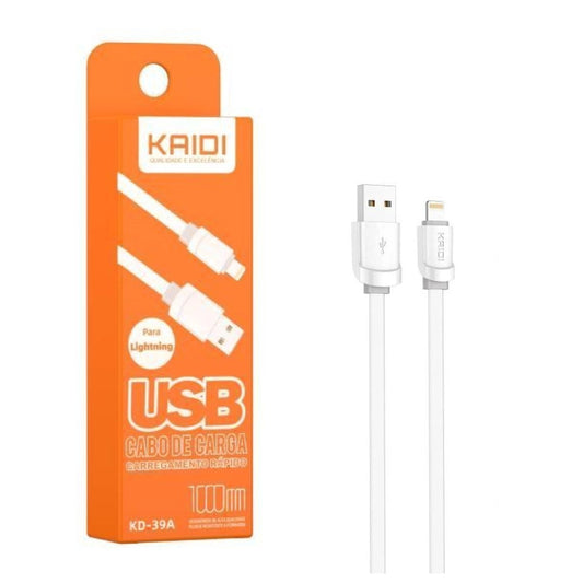 Cabos de Dados e Carregamento KAIDI Lightning 1M KD-39A